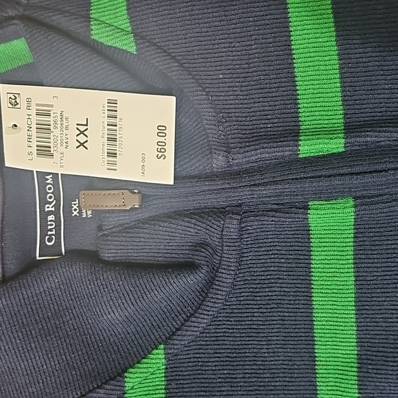 Club Room's Pop Striped Pullover, Size XXL - Picture 4 of 4